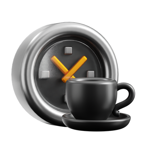 L'heure du café  3D Icon