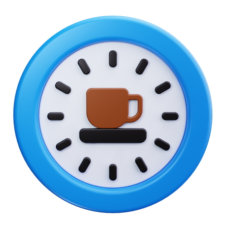 L'heure du café  3D Icon