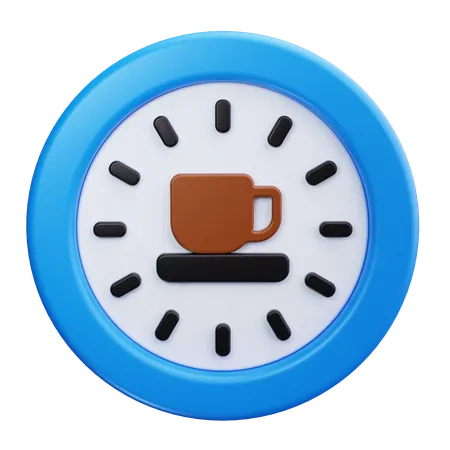 L'heure du café  3D Icon