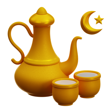 Heure de l'iftar  3D Icon
