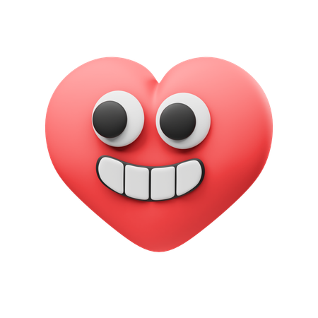 Amour heureux  3D Icon