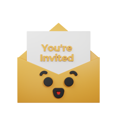 Bon e-mail  3D Icon