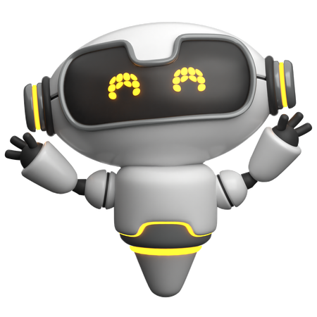 Robot heureux  3D Icon