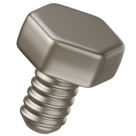 Hex Bolt  3D Icon