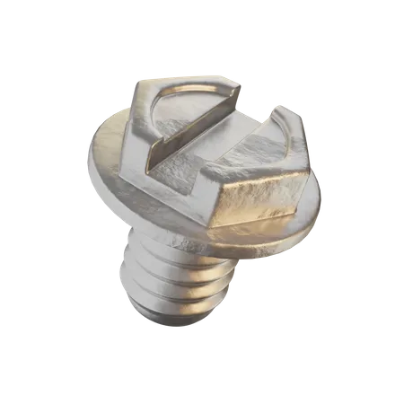 Hex Screw  3D Icon