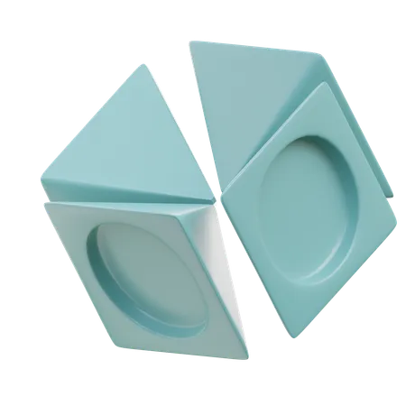 Hexa Cones  3D Icon