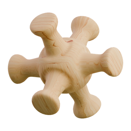 Hexa Thumb Pin  3D Icon