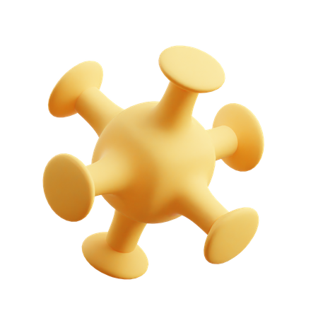 Hexa Thumb Pin  3D Icon
