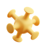 hexa thumb pin emoji 3d