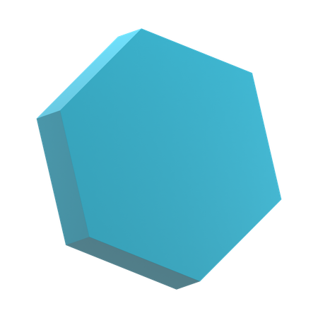 Hexagon  3D Icon