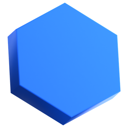 Hexagon  3D Icon