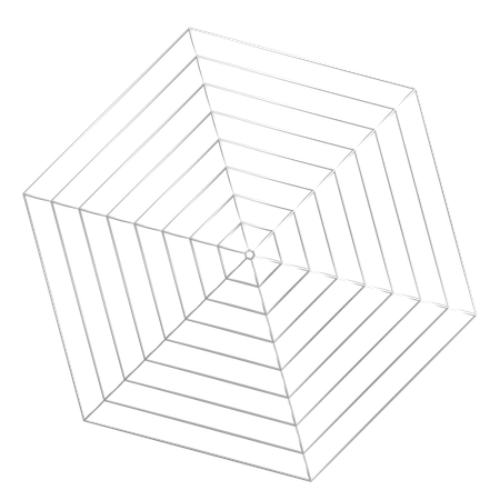 Hexagon  3D Icon