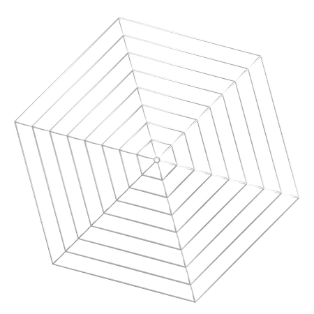 Hexagon  3D Icon