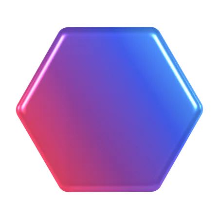 Hexagon  3D Icon