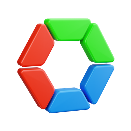 Hexagon  3D Icon