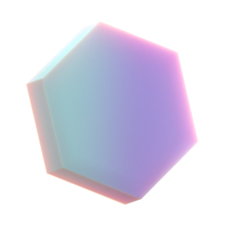 Hexagon  3D Icon