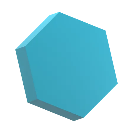 Hexagon  3D Icon