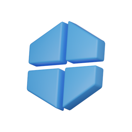 Hexagon  3D Icon