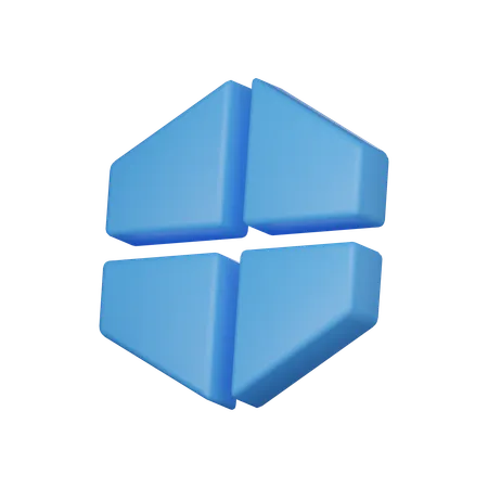 Hexagon  3D Icon