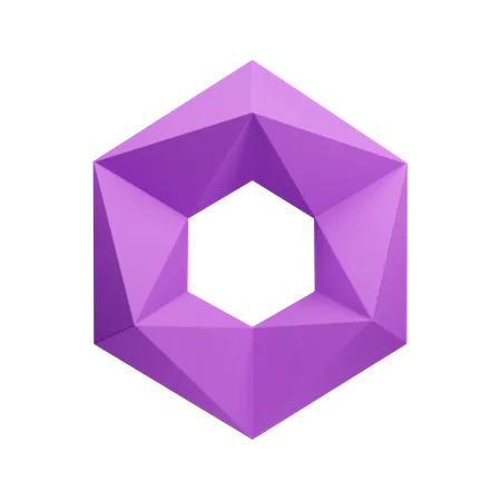 Hexagon  3D Icon