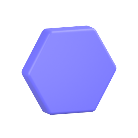 Hexagon  3D Icon