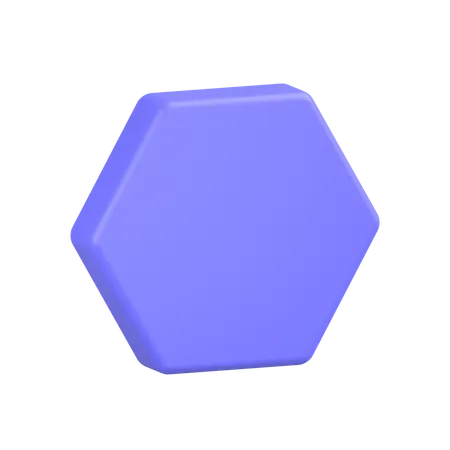 Hexagon  3D Icon