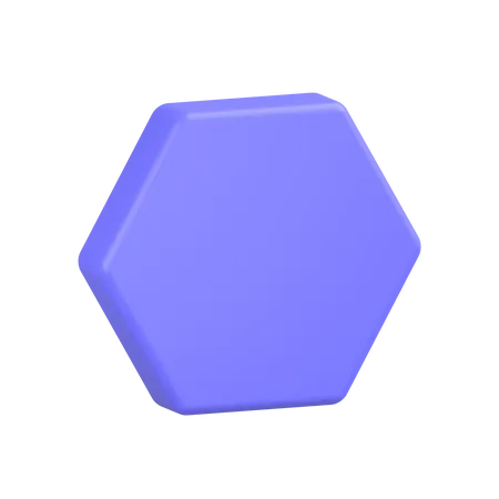 Hexagon  3D Icon