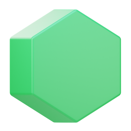 Hexagon  3D Icon