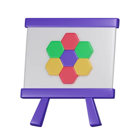 Hexagon  3D Icon