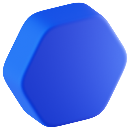 Hexagon  3D Icon