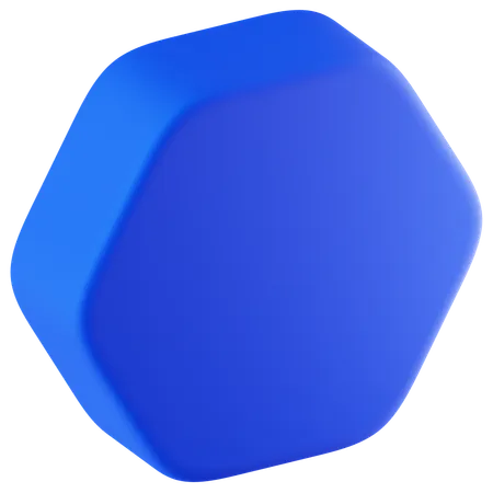 Hexagon  3D Icon