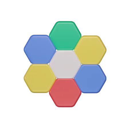 Hexagon  3D Icon