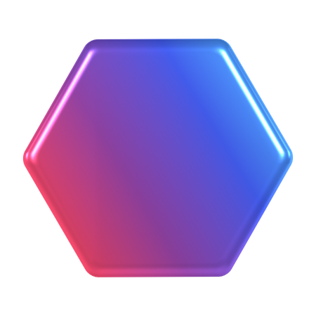 Hexagon  3D Icon
