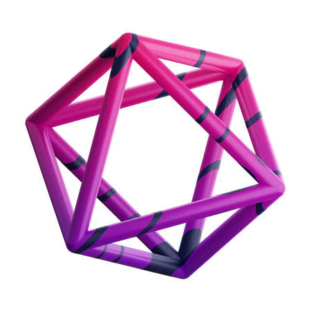 Hexagon  3D Illustration