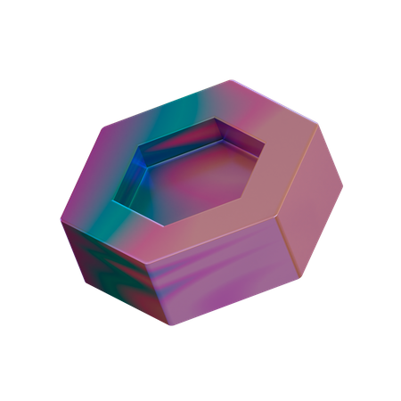 Hexagon  3D Illustration