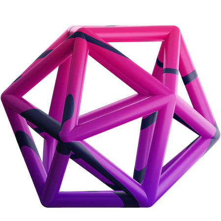 Hexagon 3D Illustration