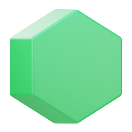 Hexagon  3D Icon
