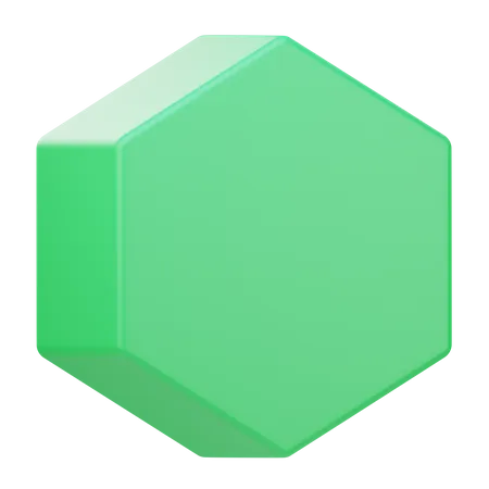 Hexagon 3 D Illustration 3D Icon