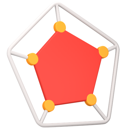 Hexagon Chart  3D Icon