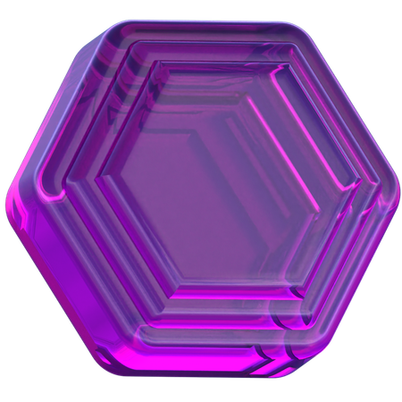 Hexagon Pattern  3D Icon