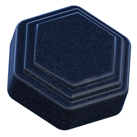 Hexagon pattern  3D Icon