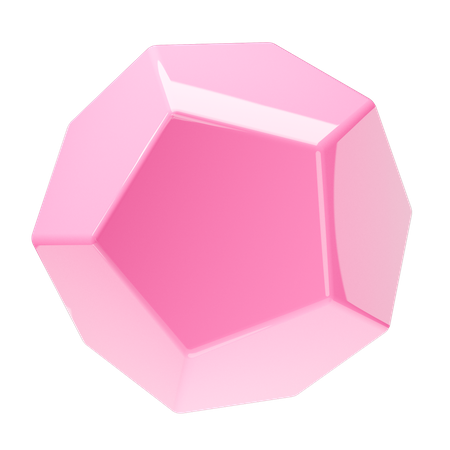 Hexagon Shape  3D Icon