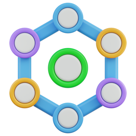 Hexagonal  3D Icon