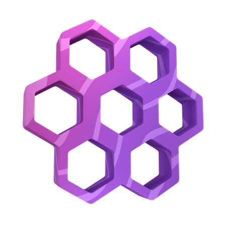 Hexagonal Beehive  3D Icon