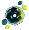 Hexagonal Blue Abstract Geometric