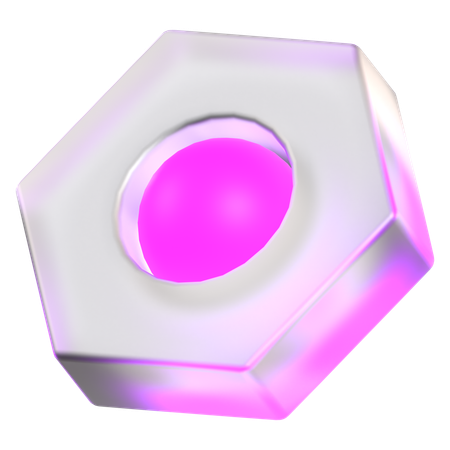 Mórfico hexagonal  3D Icon