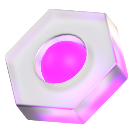 Hexagonal Morphic  3D Icon