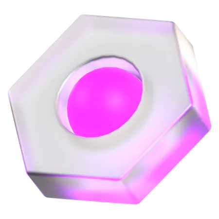 Hexagonal Morphic  3D Icon