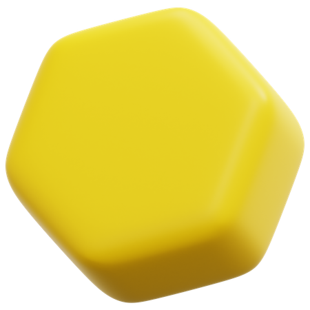 Hexagonal prism  3D Icon