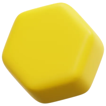 Hexagonal prism  3D Icon